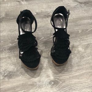 Platform crock wedges